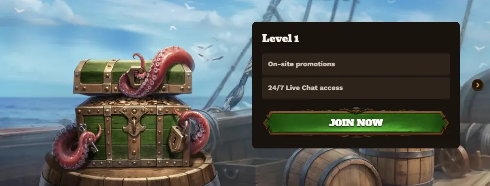 Loyaliteitsprogramma met aantrekkelijke bonussen bij FatPirate Casino